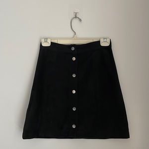 SUEDE MINISKIRT